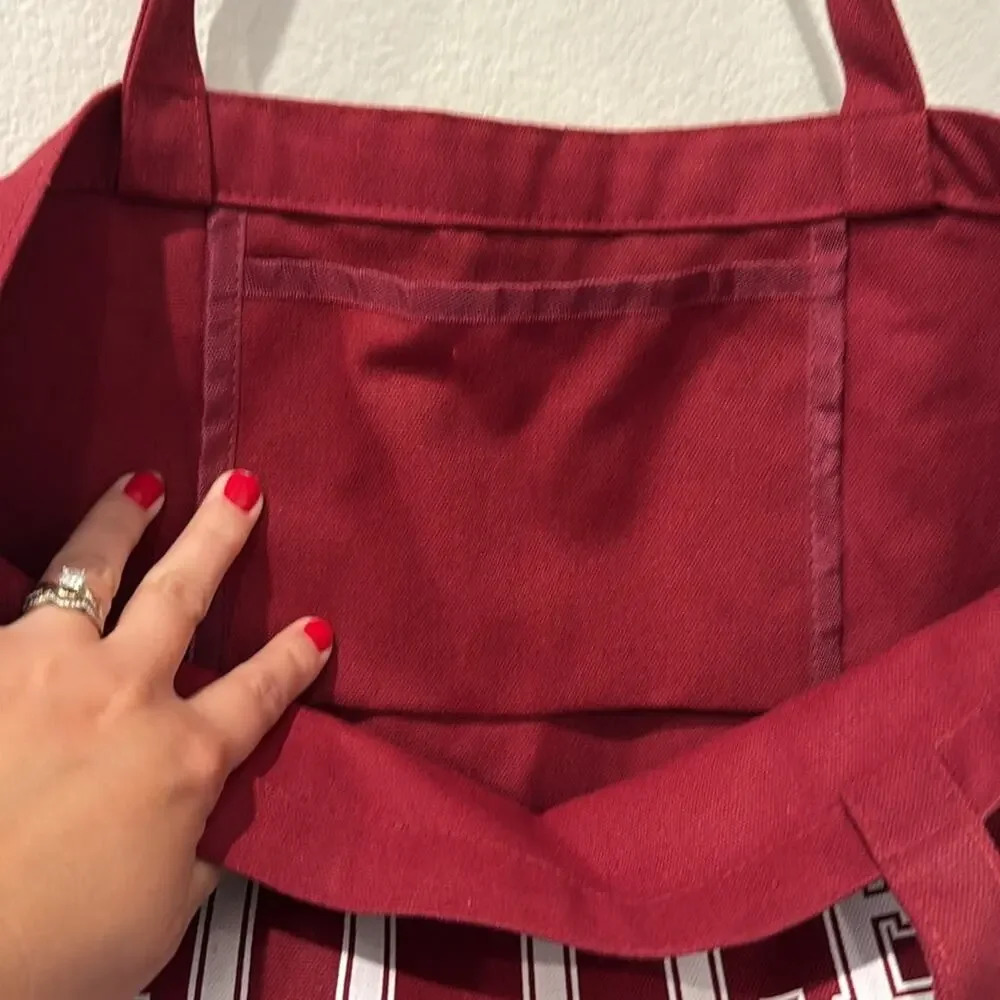 Little Bipsy Burgundy‎ Tote Bag Like New